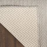 nourison horizon indoor outdoor hoz02 grey rug