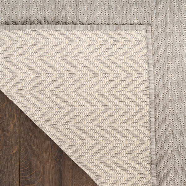 nourison horizon indoor outdoor hoz02 grey rug
