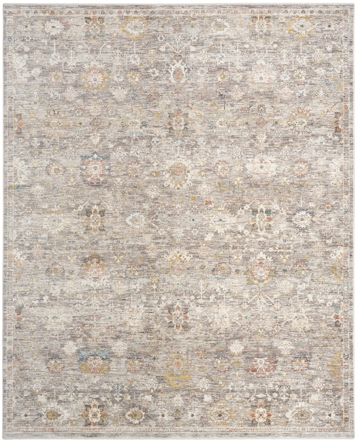 nourison antique fusion anf05 grey rug