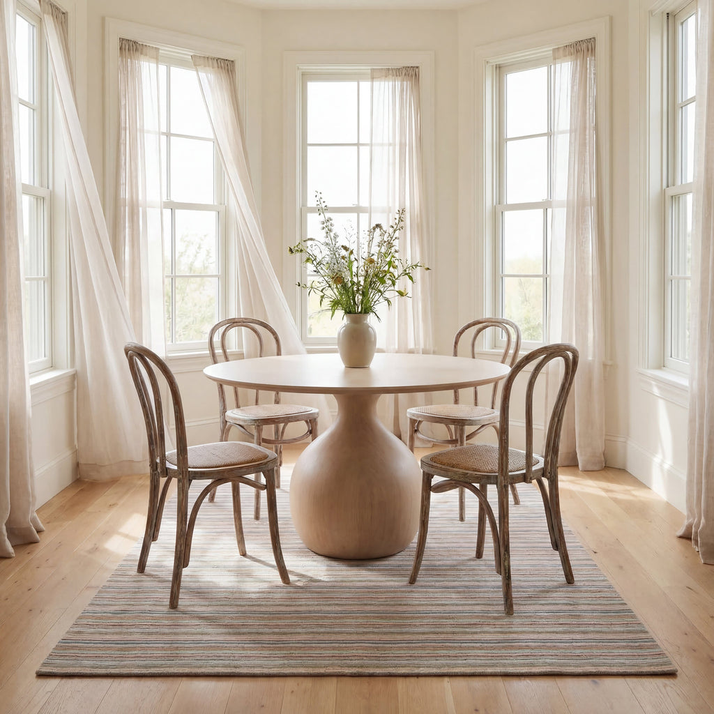 dash albert brindle stripe da2499 clay loom knotted wool rug