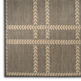 nourison horizon indoor outdoor hoz04 charcoal rug