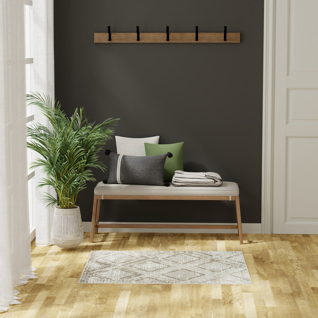 nourison dekor dek05 ivory taupe rug