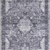 nourison nourison washables nwb15 charcoal grey rug