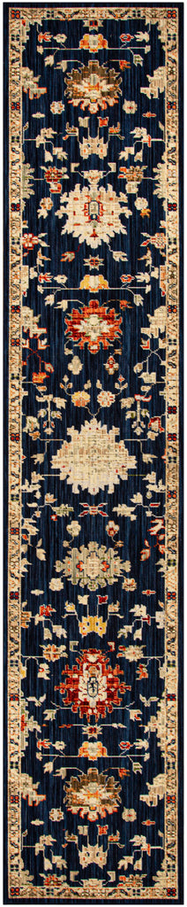 nourison antique bloom anb01 navy rug