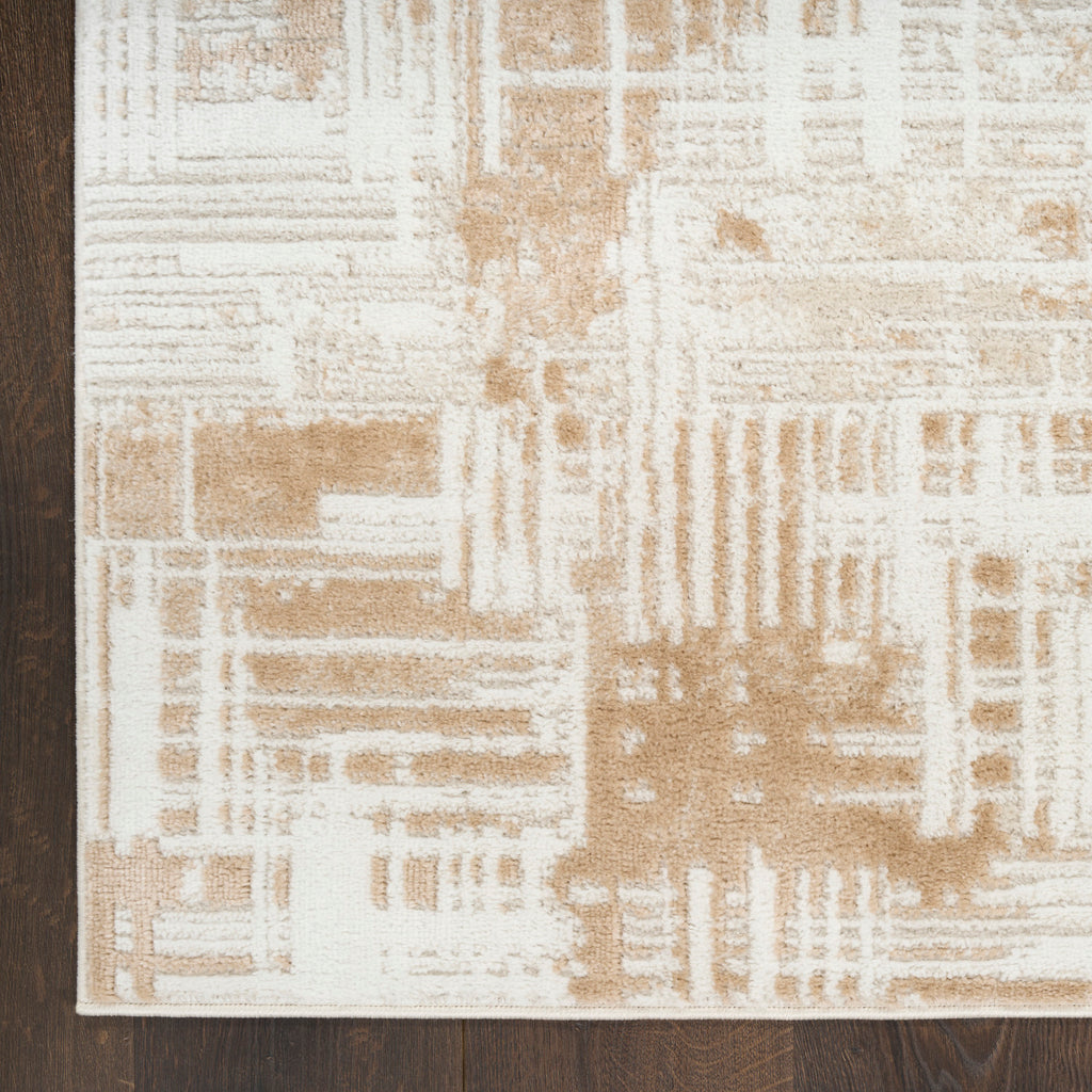 nourison dekor dek11 ivory taupe rug