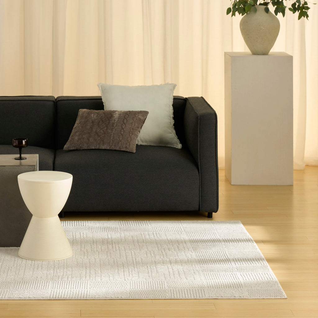 nourison nordic nrc07 ivory rug