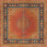 spicher and company persian bazaar agra mughal rug