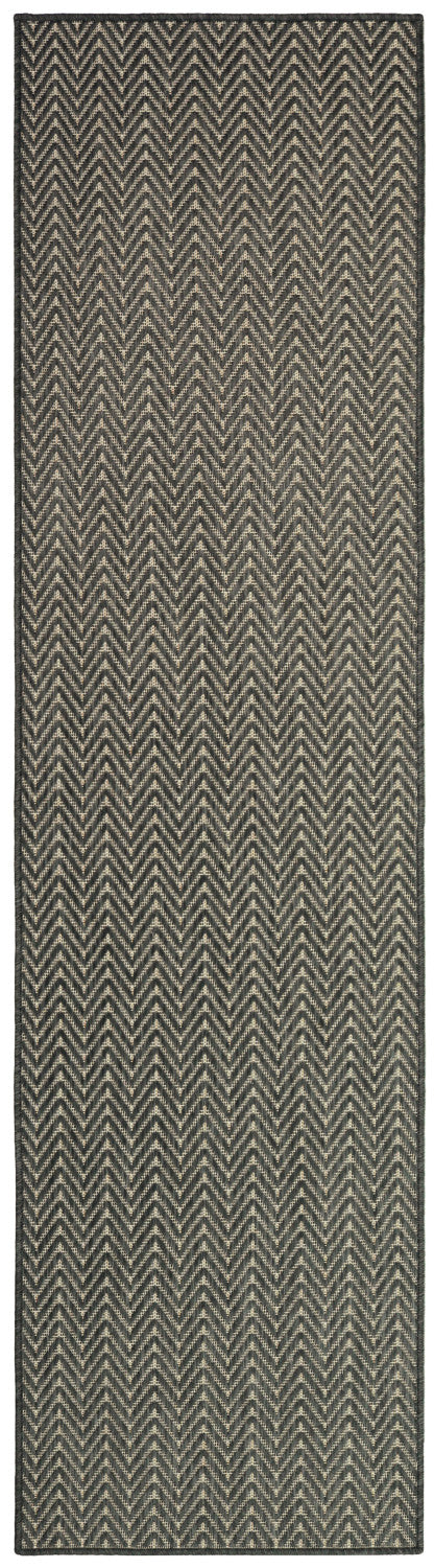 nourison horizon indoor outdoor hoz02 charcoal rug