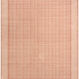 nourison nordic nrc03 brick ivory rug