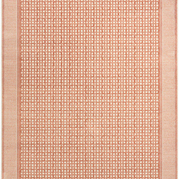 nourison nordic nrc03 brick ivory rug