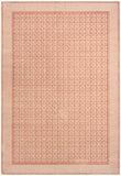 nourison nordic nrc03 brick ivory rug