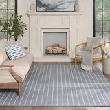 rugs done right custom greenwich stripe grnst denim rug