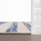 annie selke mw ilae da2523 blue machine washable polyester rug