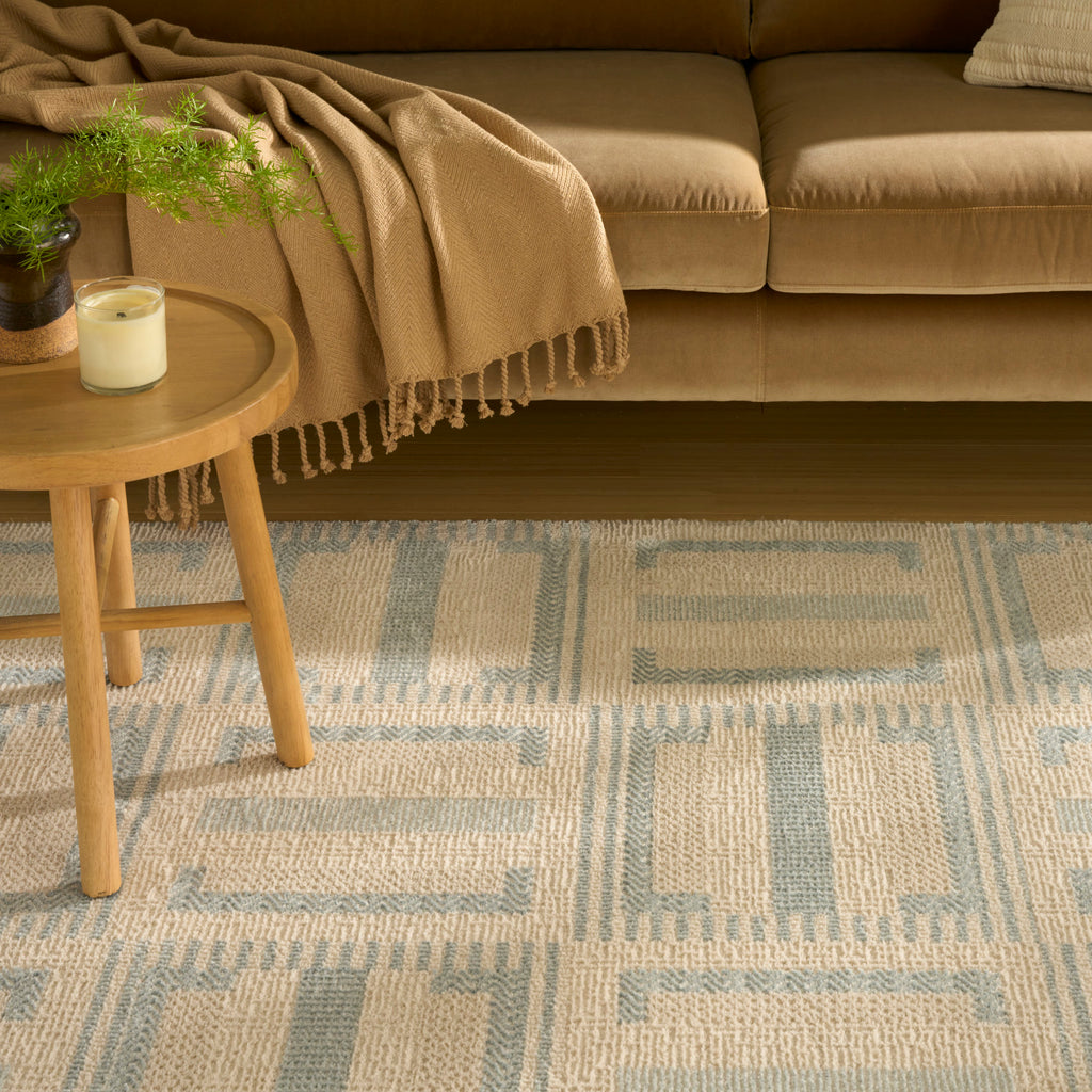 nourison nordic nrc11 ivory blue rug