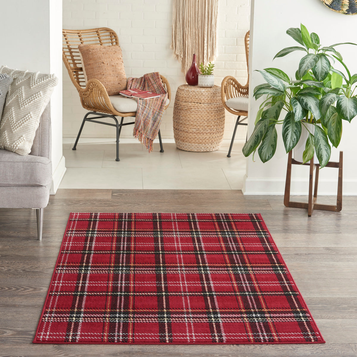 nourison sale grafix grf03 red rug