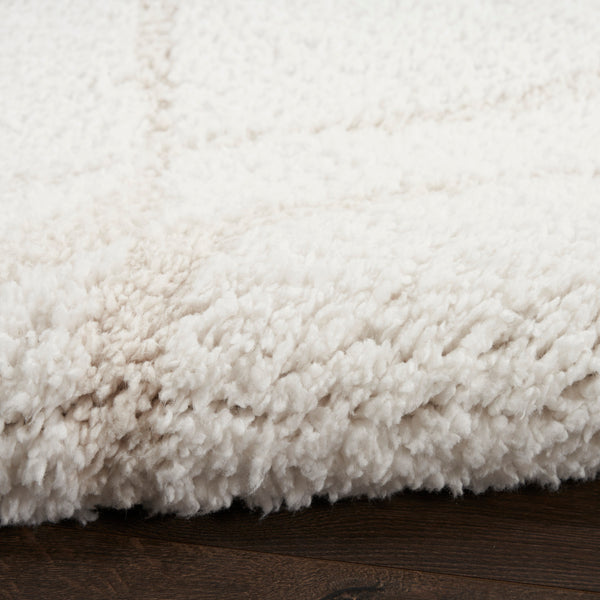 nourison modern shag mmd03 ivory beige rug