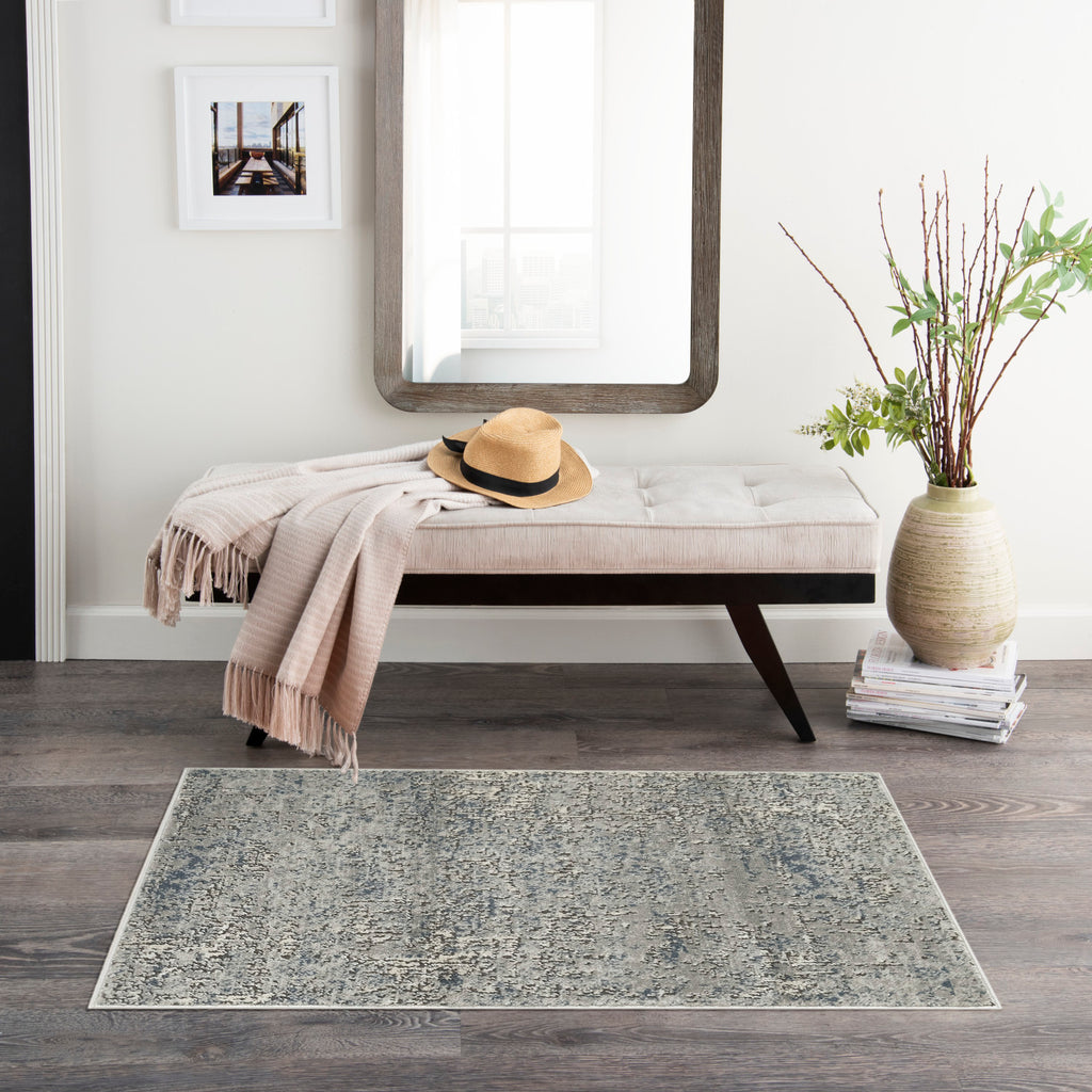 nourison quarry qua17 dark grey rug