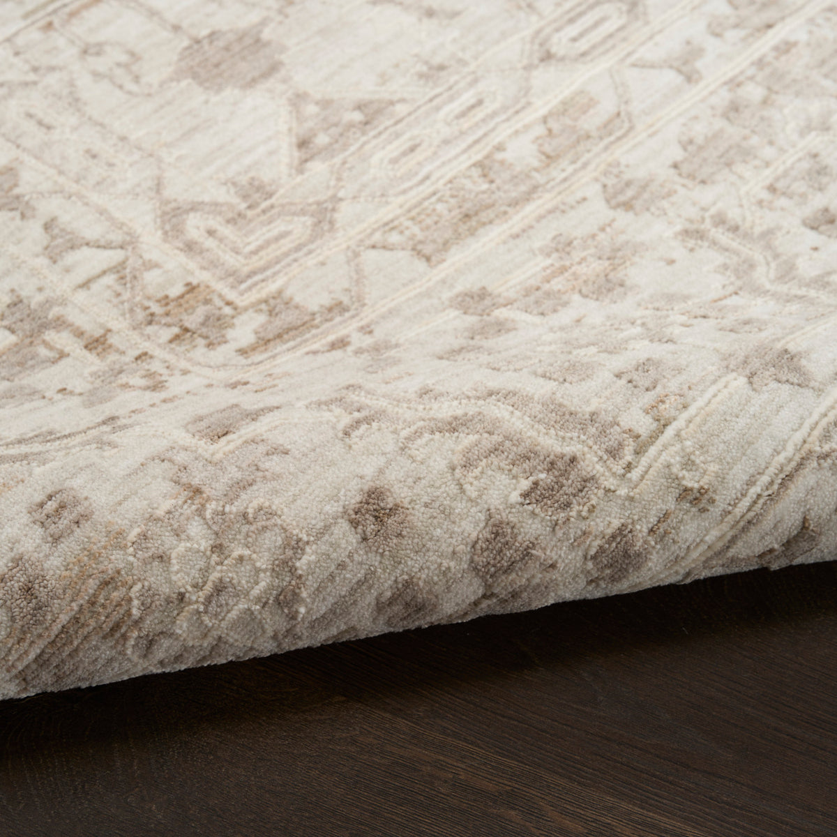 nourison shadows shw05 ivory grey rug