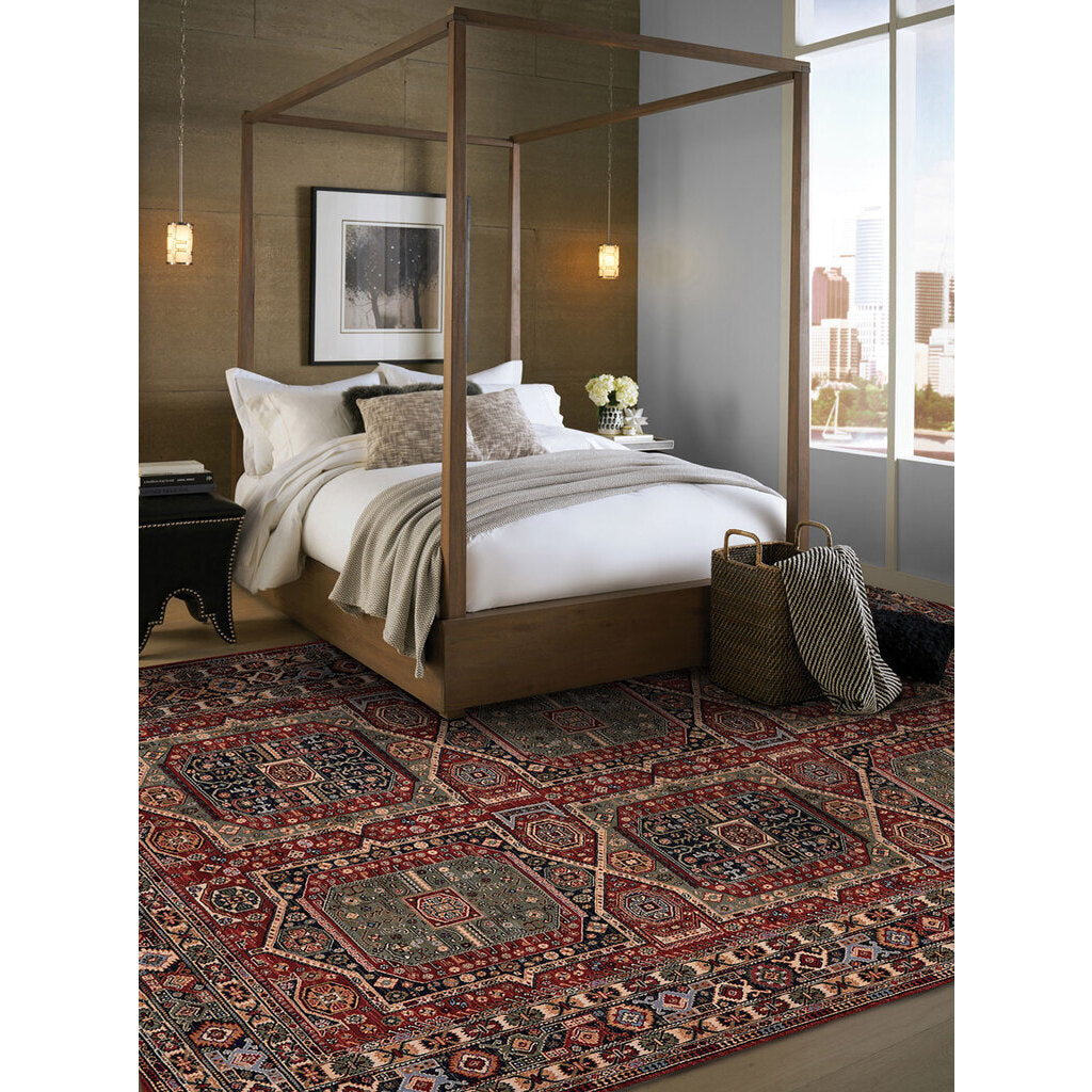 capel kindred qashqai 3453 cardinal indigo rug