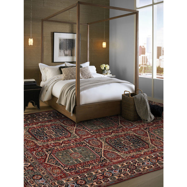 capel kindred qashqai 3453 cardinal indigo rug