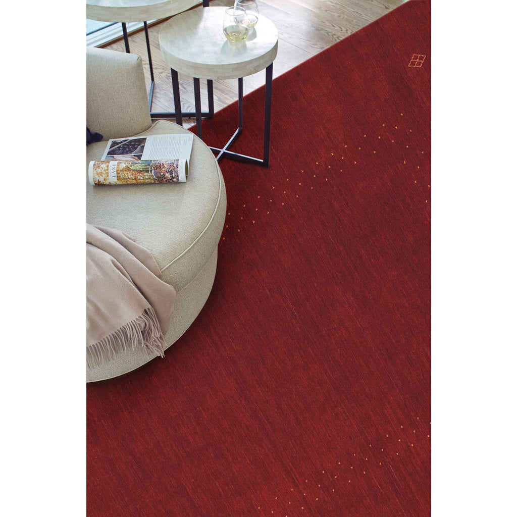 capel simply gabbeh 3495 red clay rug