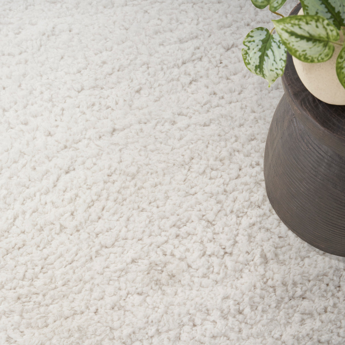 nourison modern shag mmd02 ivory rug