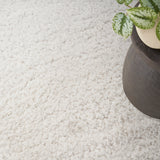 nourison modern shag mmd02 ivory rug