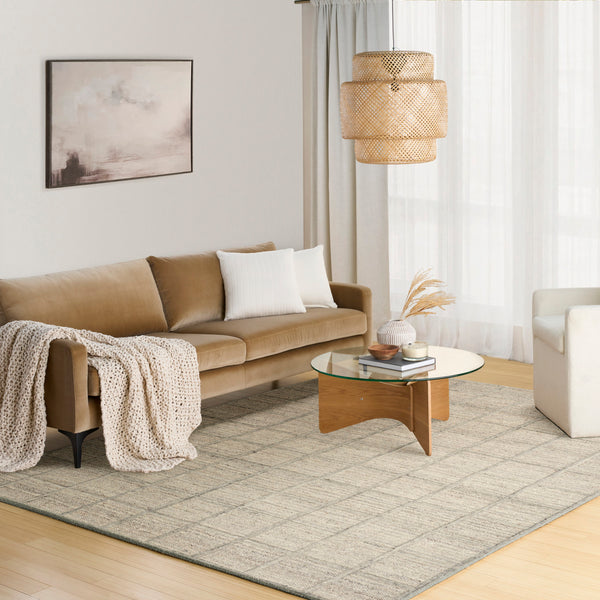 nourison pure framework fra01 silver rug