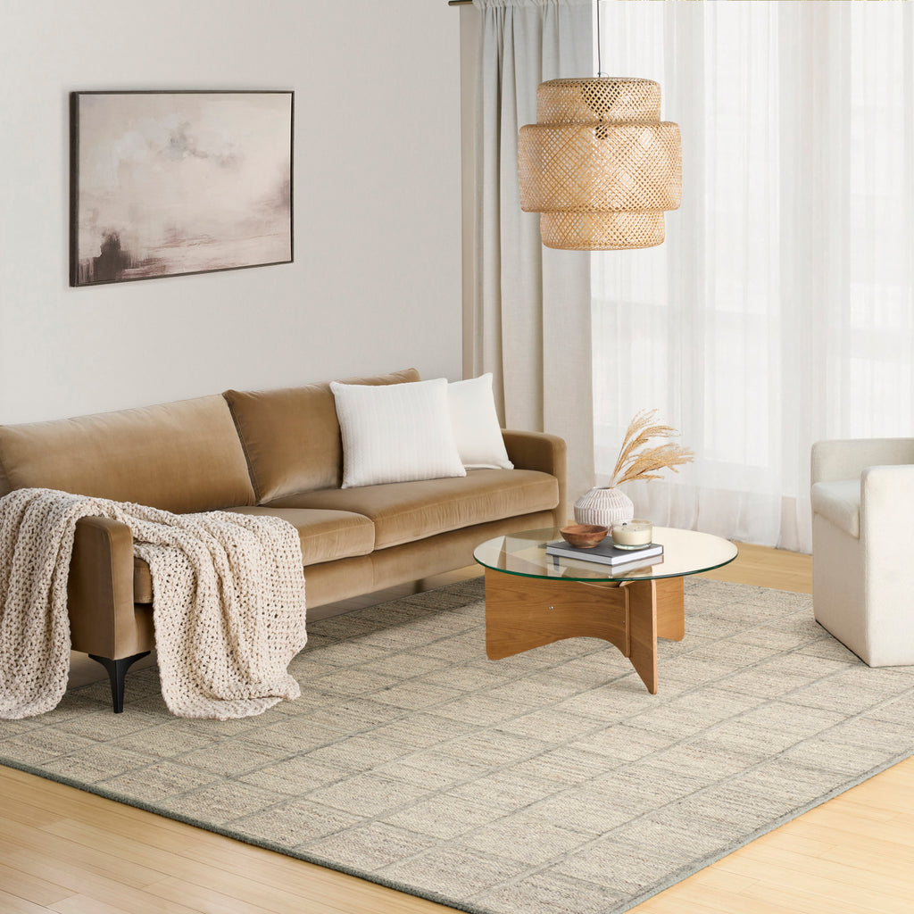 nourison pure framework fra01 silver rug