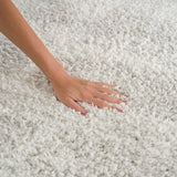 nourison modern shag mmd04 ivory grey rug