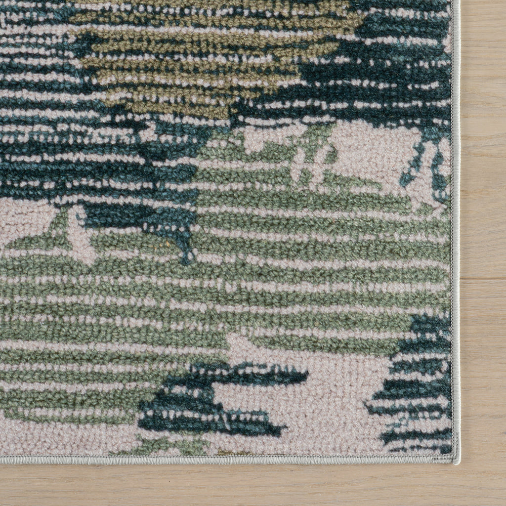 dash albert ladycross da2416 green machine washable polyester rug