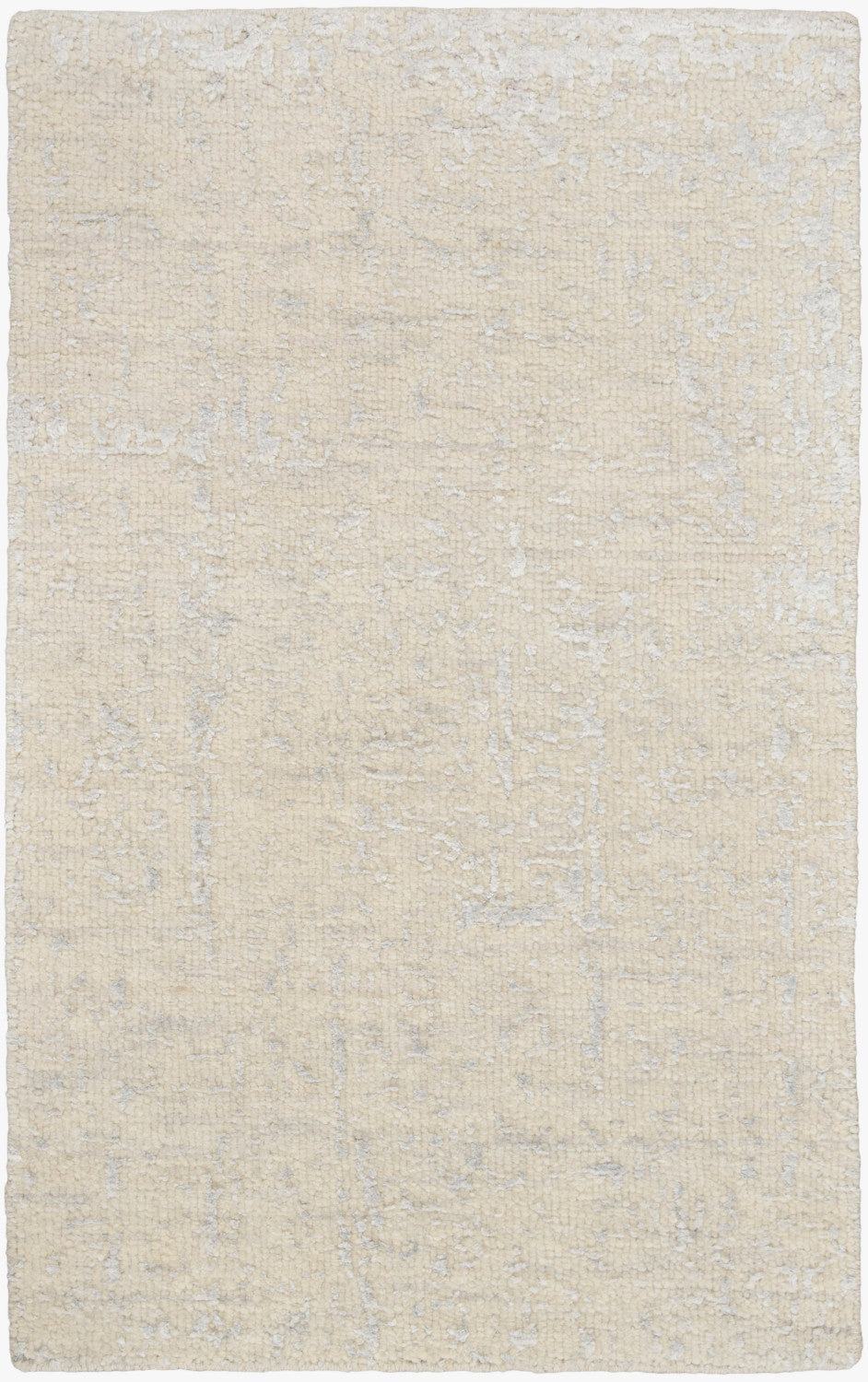 nourison luna lun01 ivory silver blue rug