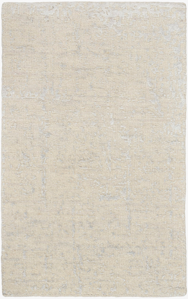 nourison luna lun01 ivory silver blue rug