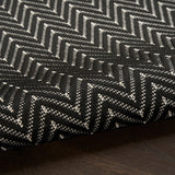 nourison horizon indoor outdoor hoz02 black rug