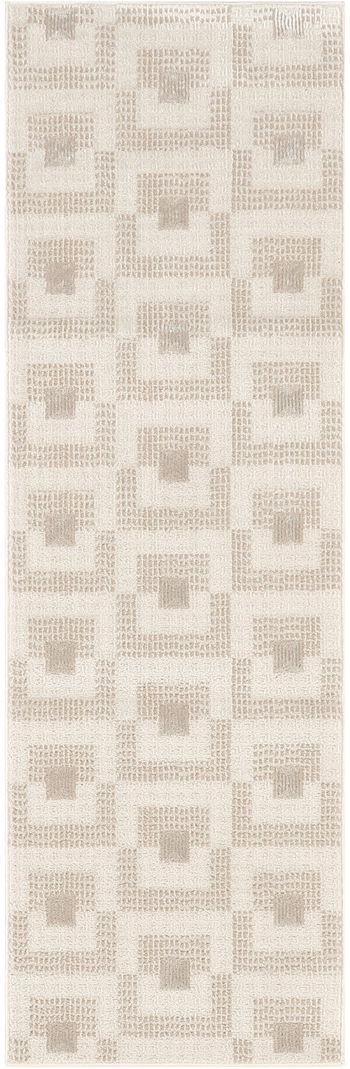 nourison nordic nrc05 ivory beige rug