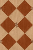 spicher and company williamsburg compass diamond garden terrace vinyl mat