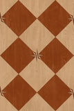 spicher and company williamsburg compass diamond garden terrace vinyl mat