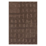 dash albert elevated solids 200neez04b brown hand tufted wool rug