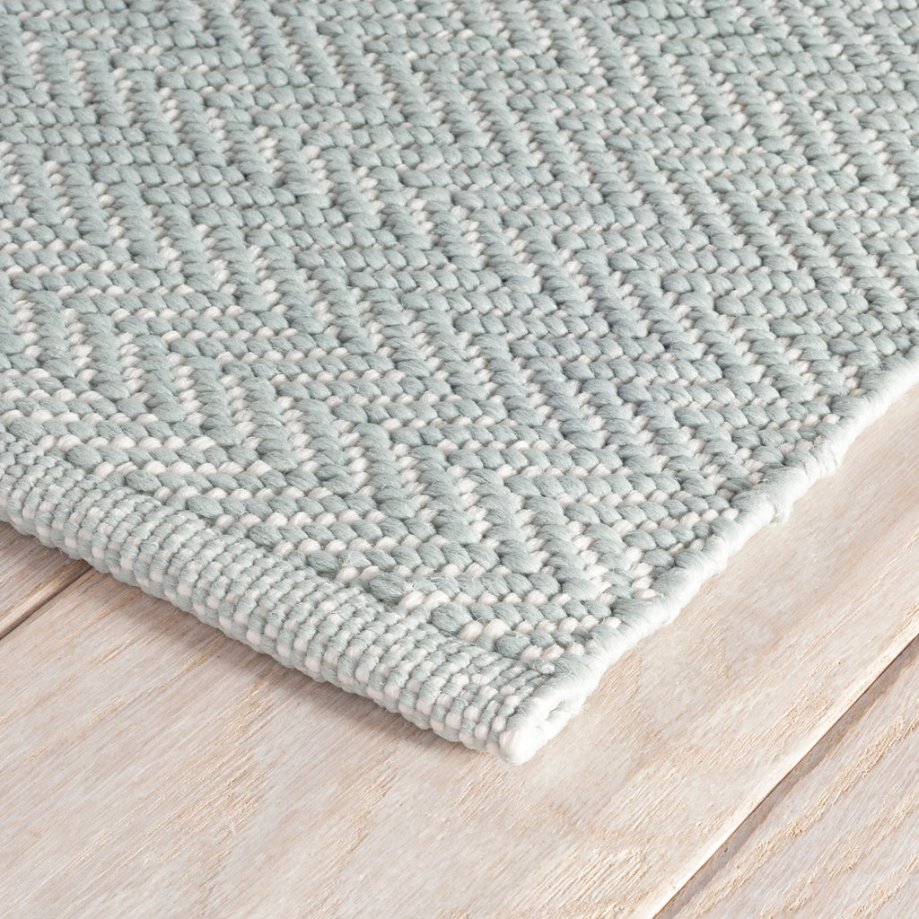 dash albert herringbone da392 light blue rug