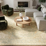 nourison antique bloom anb03 teal rug