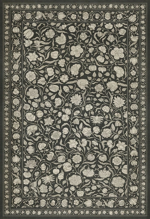 spicher and company williamsburg antique floral my dear and loving husband vinyl mat