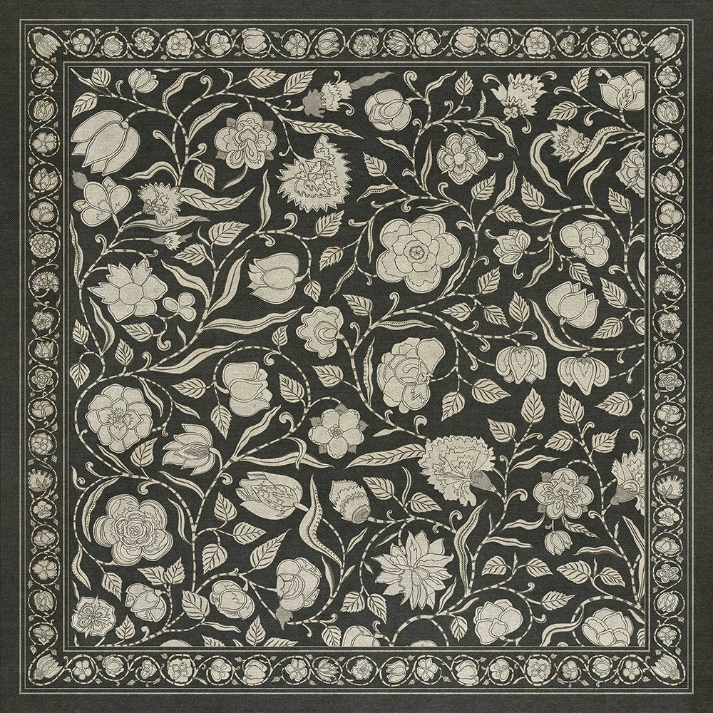 spicher and company williamsburg antique floral my dear and loving husband vinyl mat