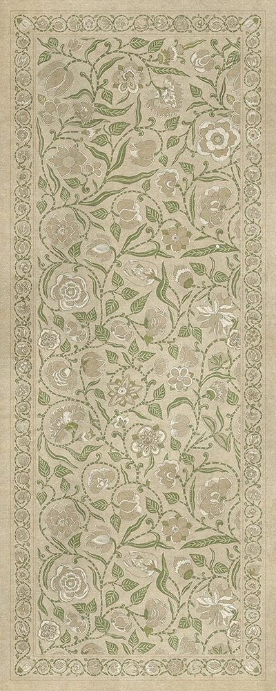 spicher and company williamsburg antique floral a chilly peace vinyl mat