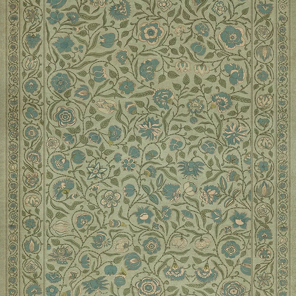 spicher and company williamsburg antique floral a joy of earth vinyl mat
