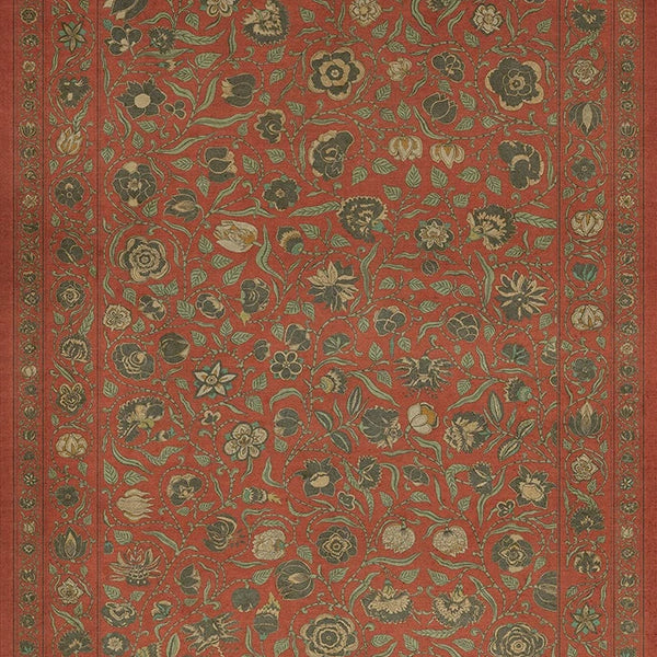 spicher and company williamsburg antique floral coronation vinyl mat