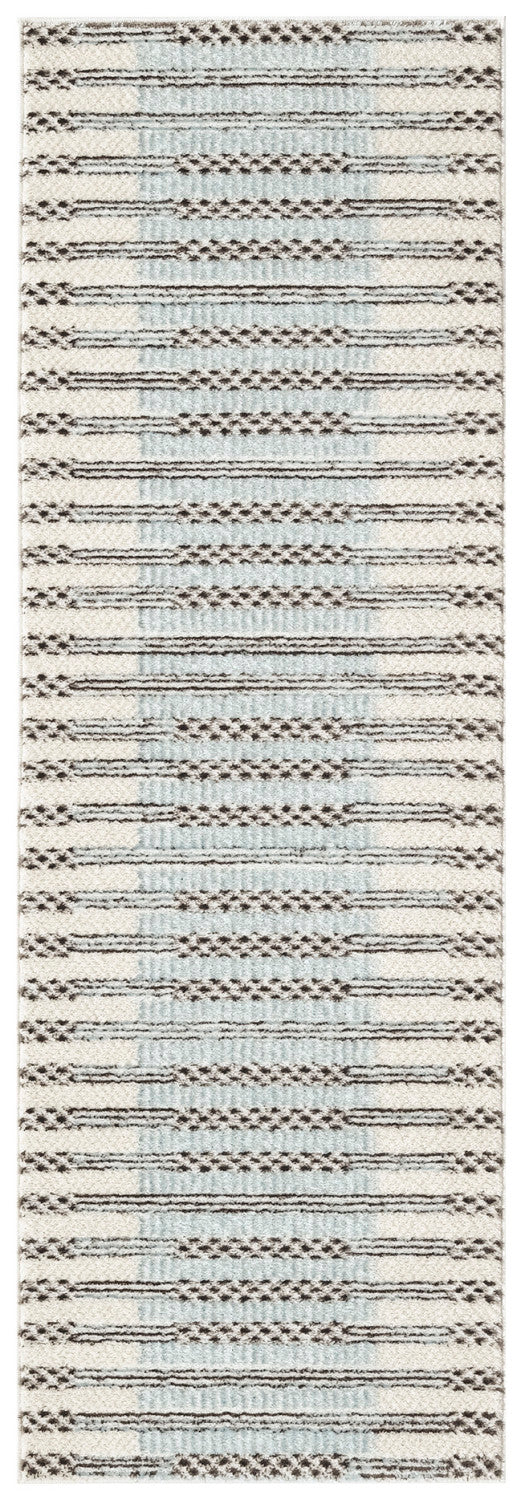 nourison nordic nrc15 ivory blue rug