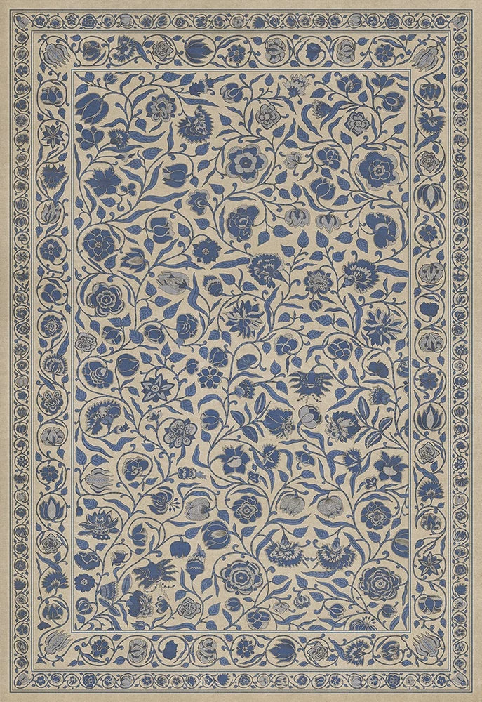 spicher and company williamsburg antique floral a solemn soul vinyl mat