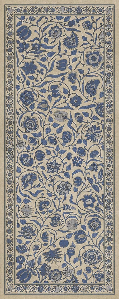 spicher and company williamsburg antique floral a solemn soul vinyl mat