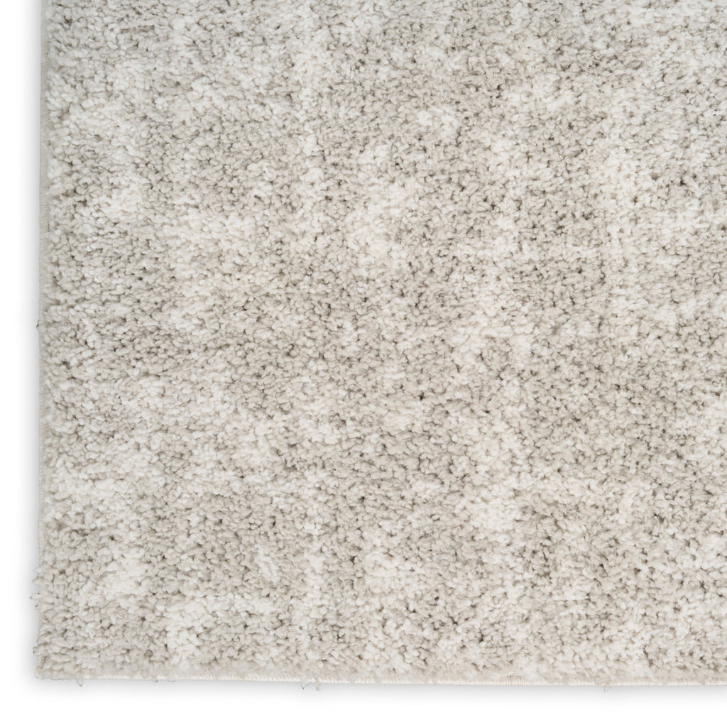 nourison modern shag mmd06 grey ivory rug