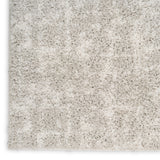 nourison modern shag mmd06 grey ivory rug